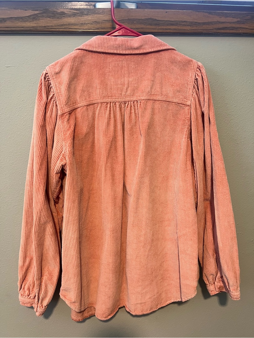 American Eagle Outfitters Corduroy Button-Up Jacket in Dusty Rose - Picture 2 of 3